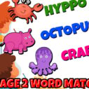 Image to Word Match 10 image to word match 1